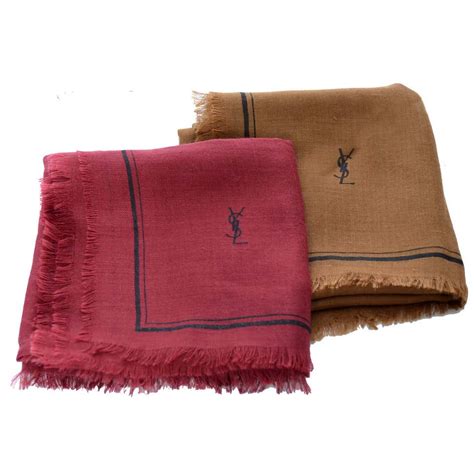 ysl cashmere scarf|ysl scarf vintage.